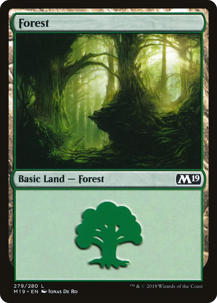 Forêt — Core Set 2019 — Magic: The Gathering