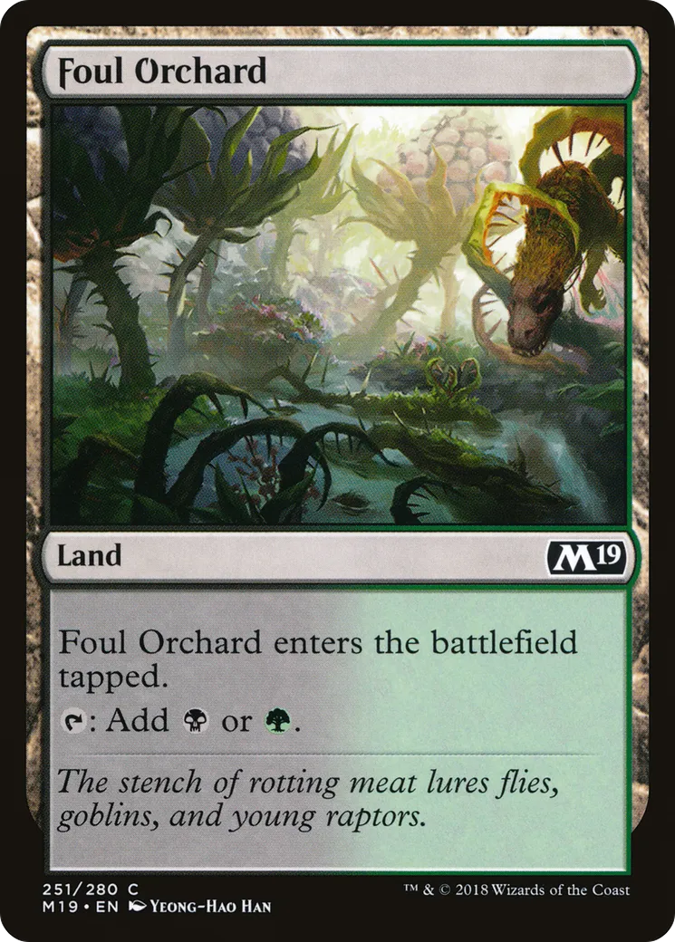 Verger infâme — Core Set 2019 — Magic: The Gathering