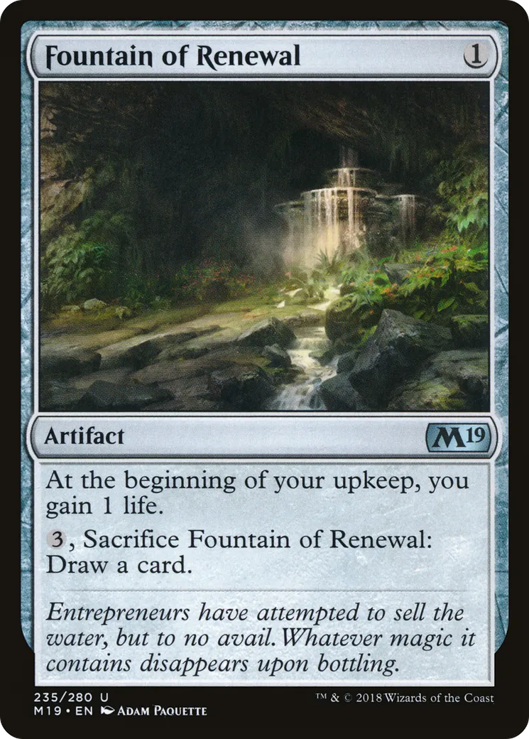 Fountain of Renewal — Core Set 2019 — Magic: The Gathering