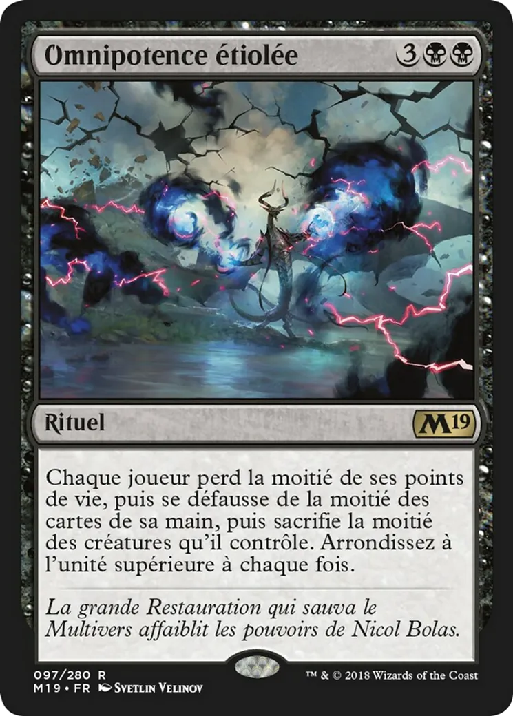 Omnipotence étiolée — Core Set 2019 — Magic: The Gathering