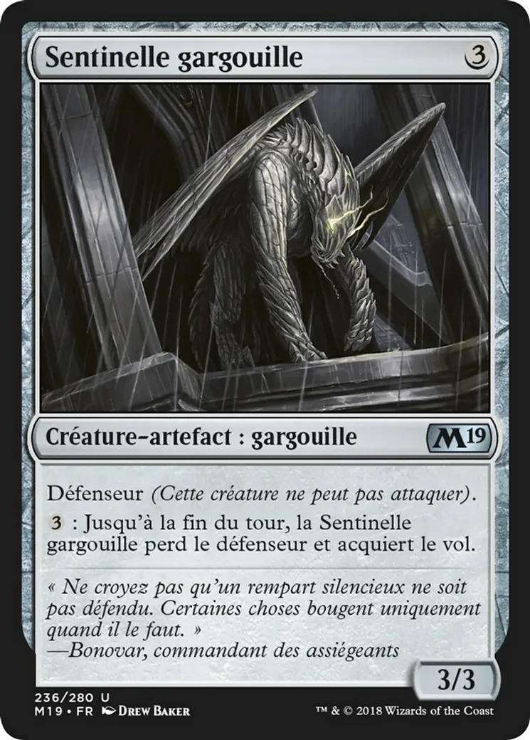 Sentinelle gargouille — Core Set 2019 — Magic: The Gathering
