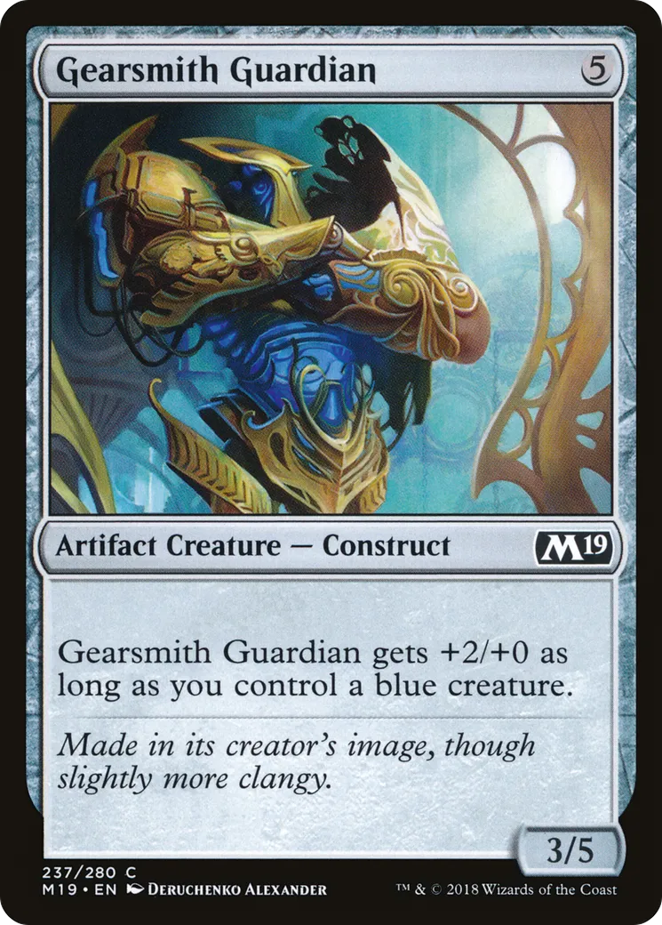 Vigile mécanique — Core Set 2019 — Magic: The Gathering