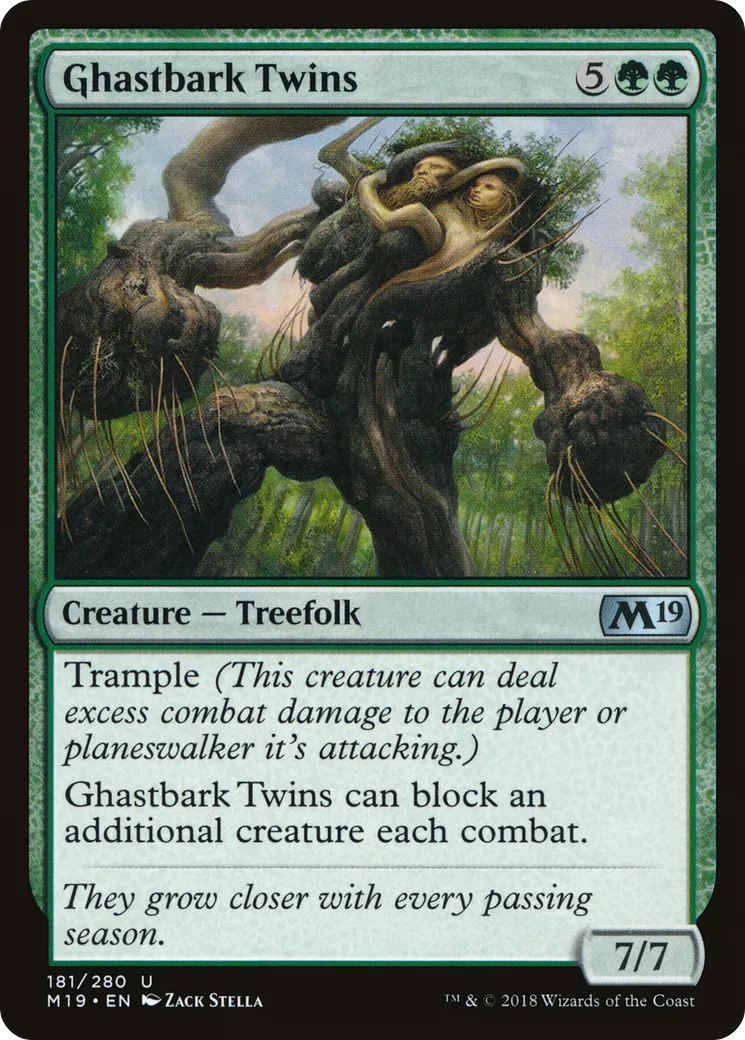 Ghastbark Twins — Core Set 2019 — Magic: The Gathering