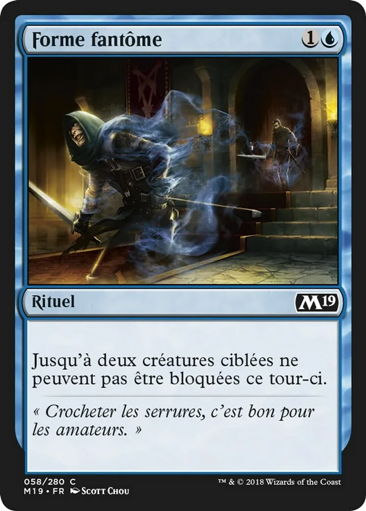 Forme fantôme — Core Set 2019 — Magic: The Gathering