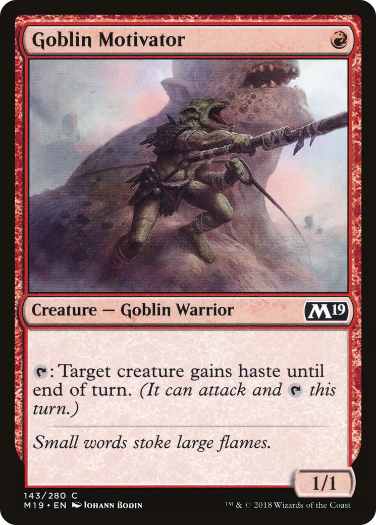 Motiveur gobelin — Core Set 2019 — Magic: The Gathering