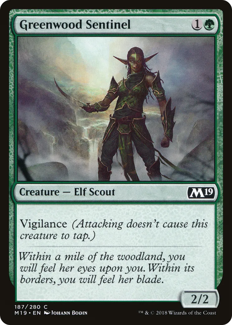 Sentinelle de Boisvert — Core Set 2019 — Magic: The Gathering