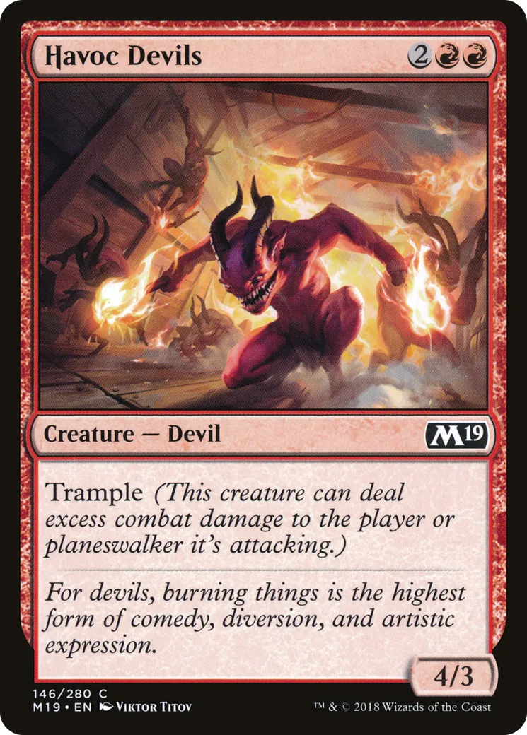 Diables ravageurs — Core Set 2019 — Magic: The Gathering
