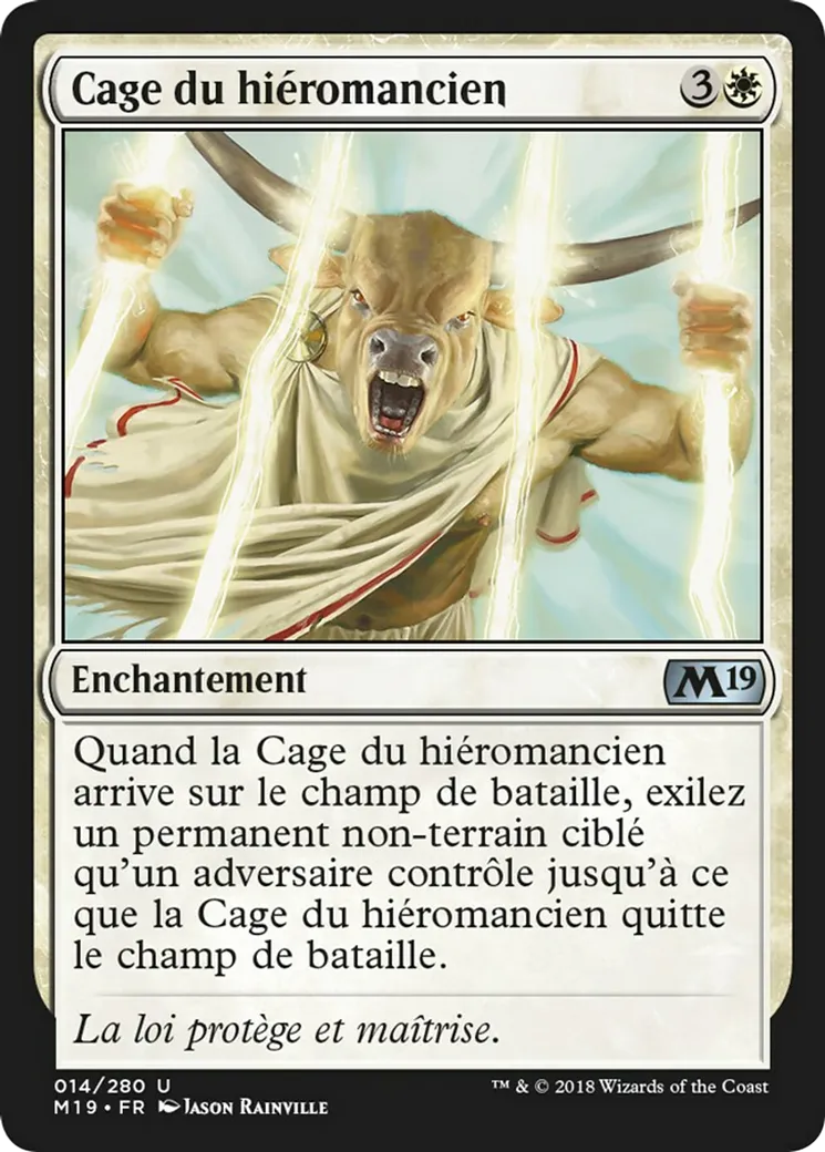 Cage du hiéromancien — Core Set 2019 — Magic: The Gathering