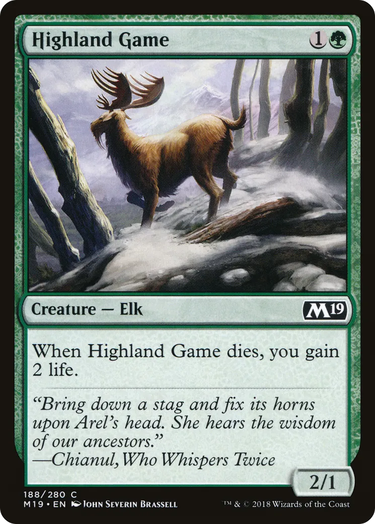 Highland Game — Core Set 2019 — Magic: The Gathering