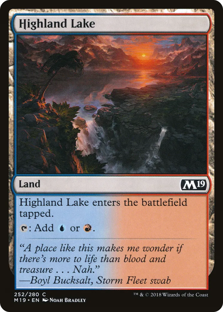 Highland Lake — Core Set 2019 — Magic: The Gathering