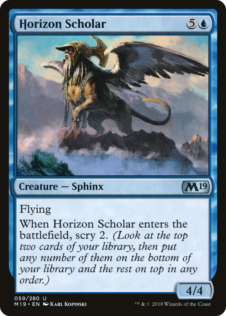 Horizon Scholar from Core Set 2019 - Magic: The Gathering