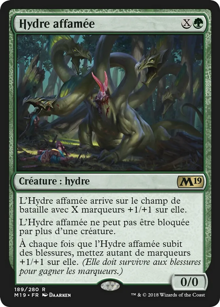 Hydre affamée — Core Set 2019 — Magic: The Gathering