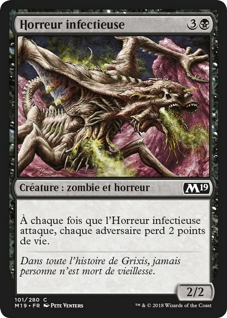 Horreur infectieuse — Core Set 2019 — Magic: The Gathering