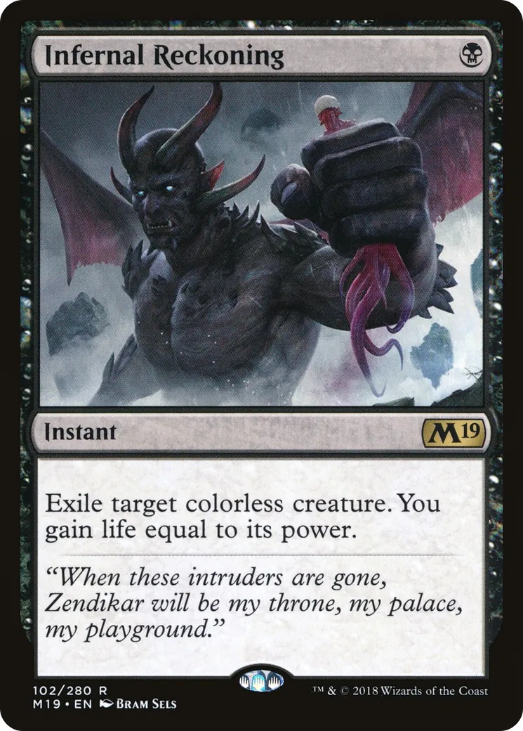 Jugement infernal — Core Set 2019 — Magic: The Gathering