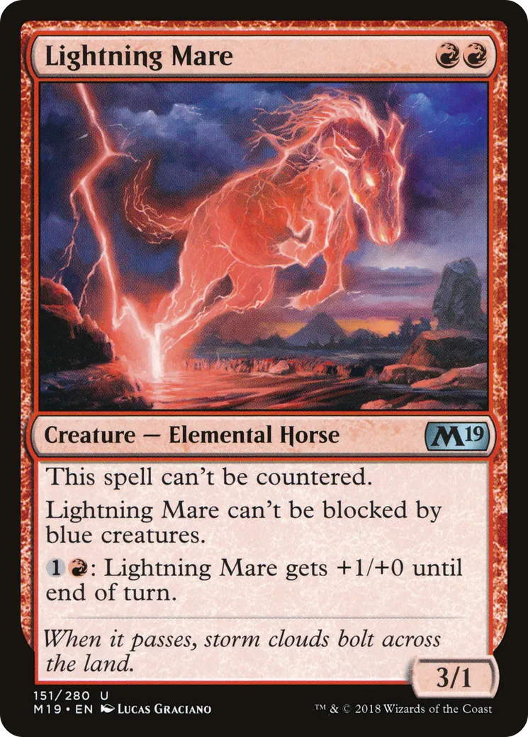 Lightning Mare — Core Set 2019 — Magic: The Gathering