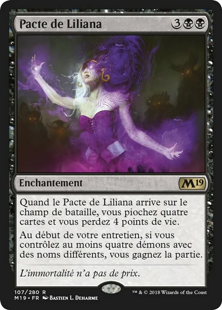 Pacte de Liliana — Core Set 2019 — Magic: The Gathering