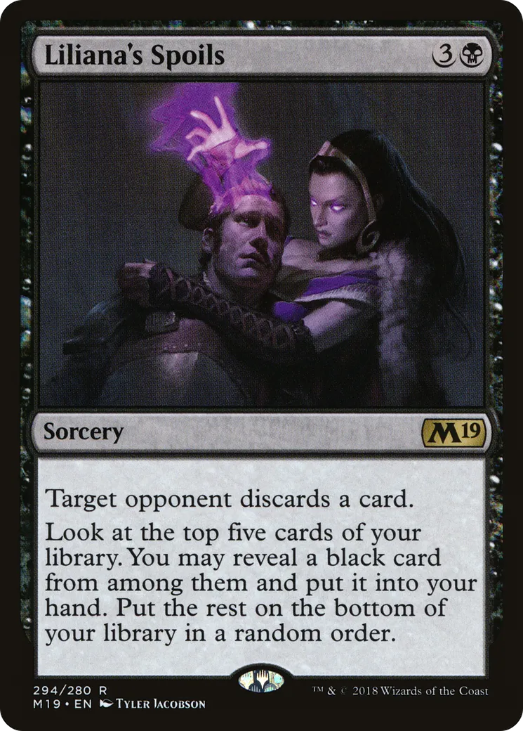 Liliana's Spoils from Core Set 2019 - Magic: The Gathering