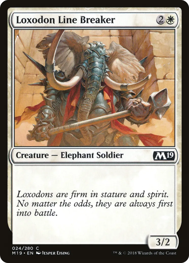 Loxodon Line Breaker — Core Set 2019 — Magic: The Gathering