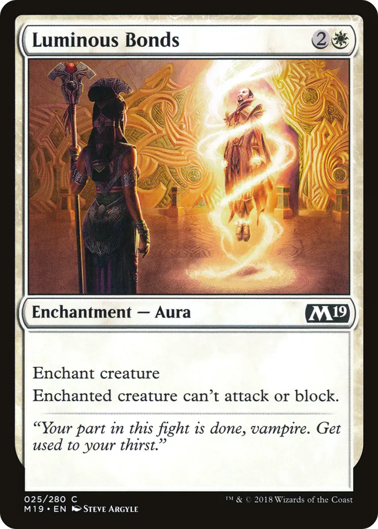 Luminous Bonds — Core Set 2019 — Magic: The Gathering