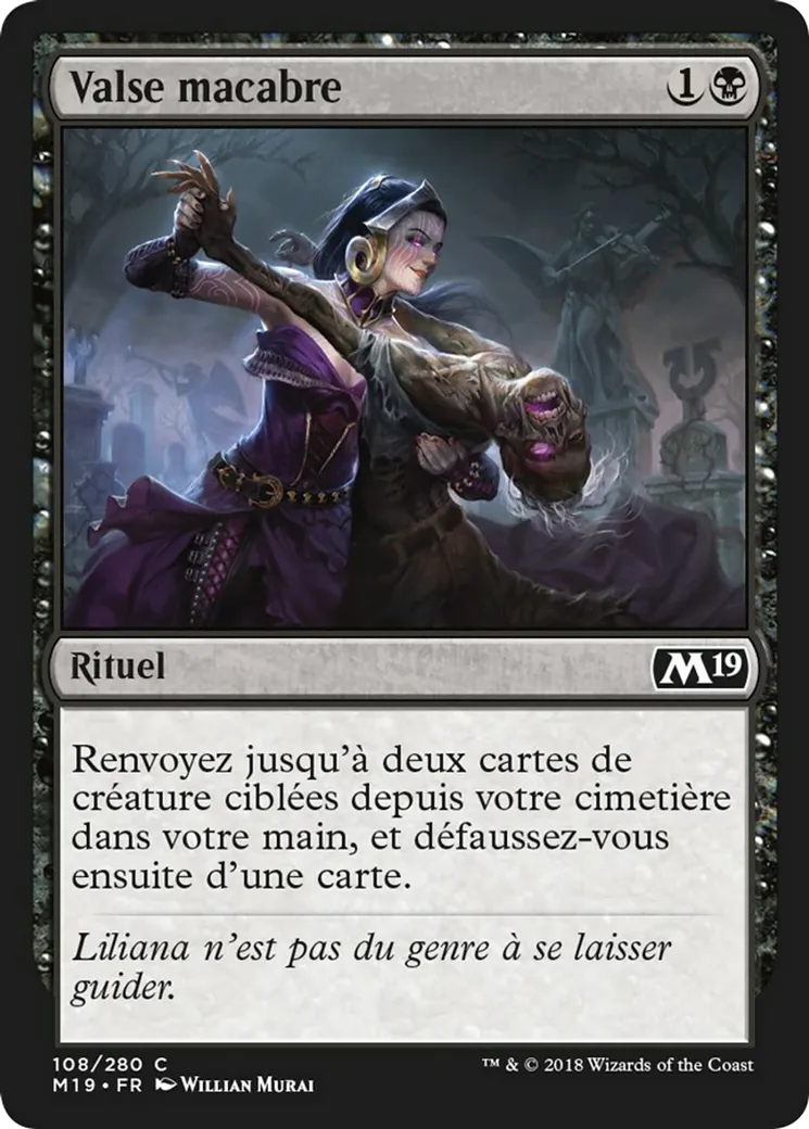 Valse macabre — Core Set 2019 — Magic: The Gathering