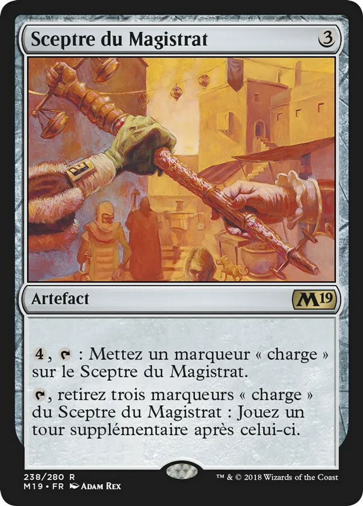 Sceptre du Magistrat — Core Set 2019 — Magic: The Gathering