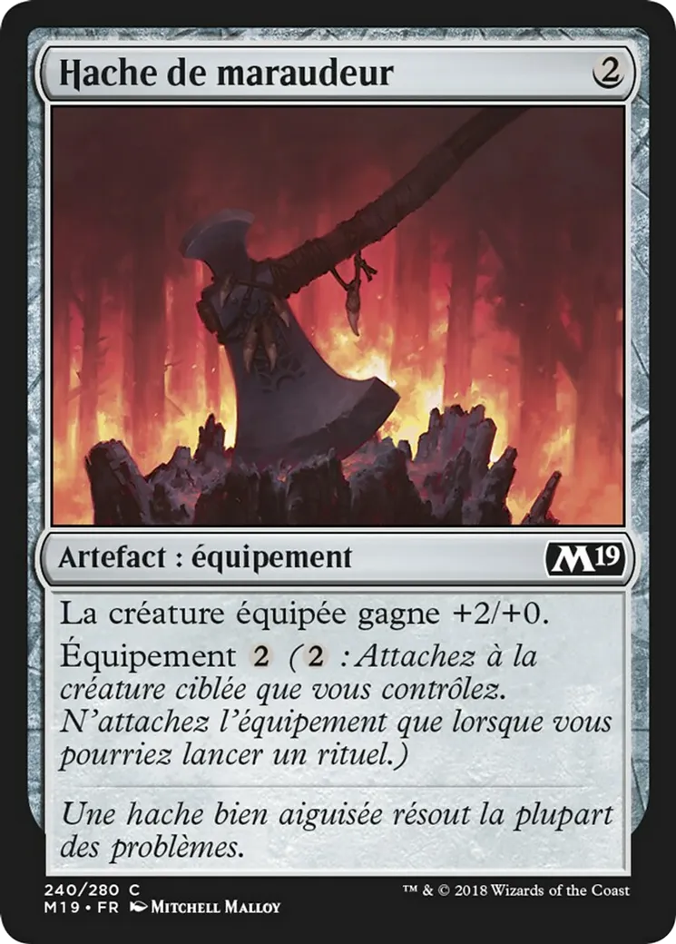 Hache de maraudeur — Core Set 2019 — Magic: The Gathering