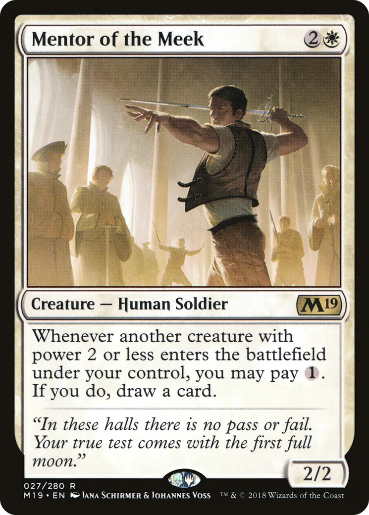 Mentor des humbles — Core Set 2019 — Magic: The Gathering