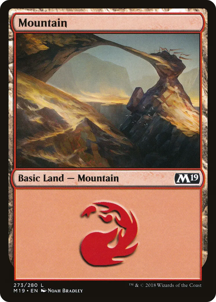 Mountain — Core Set 2019 — Magic: The Gathering