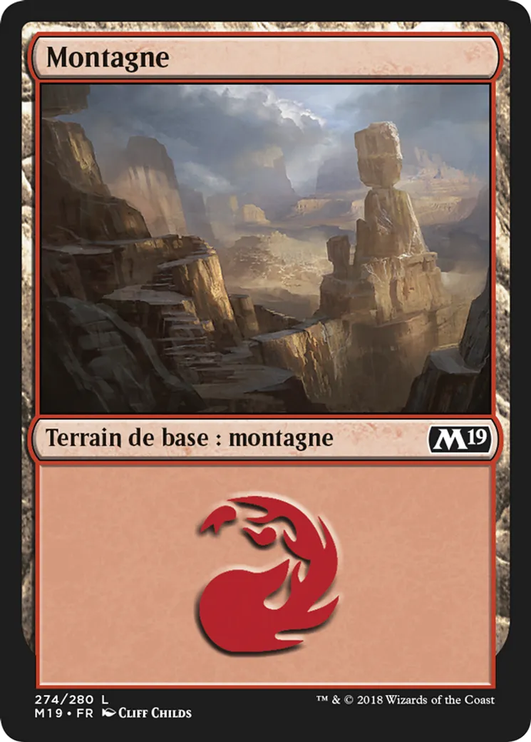 Montagne — Core Set 2019 — Magic: The Gathering