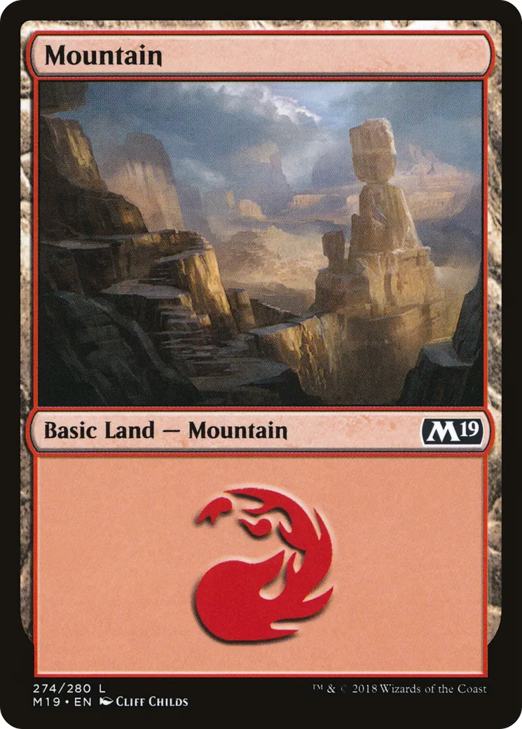 Montagne — Core Set 2019 — Magic: The Gathering