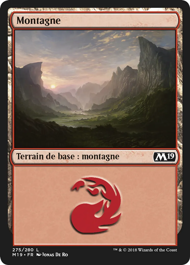 Montagne from Core Set 2019 - Magic: The Gathering