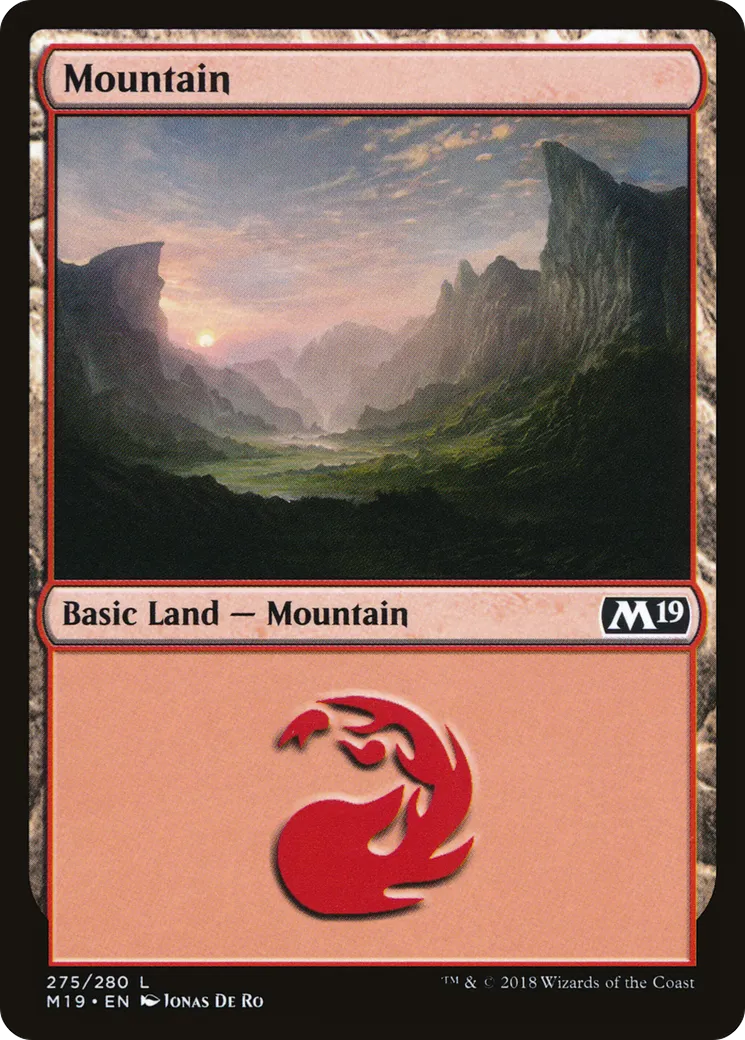 Mountain — Core Set 2019 — Magic: The Gathering
