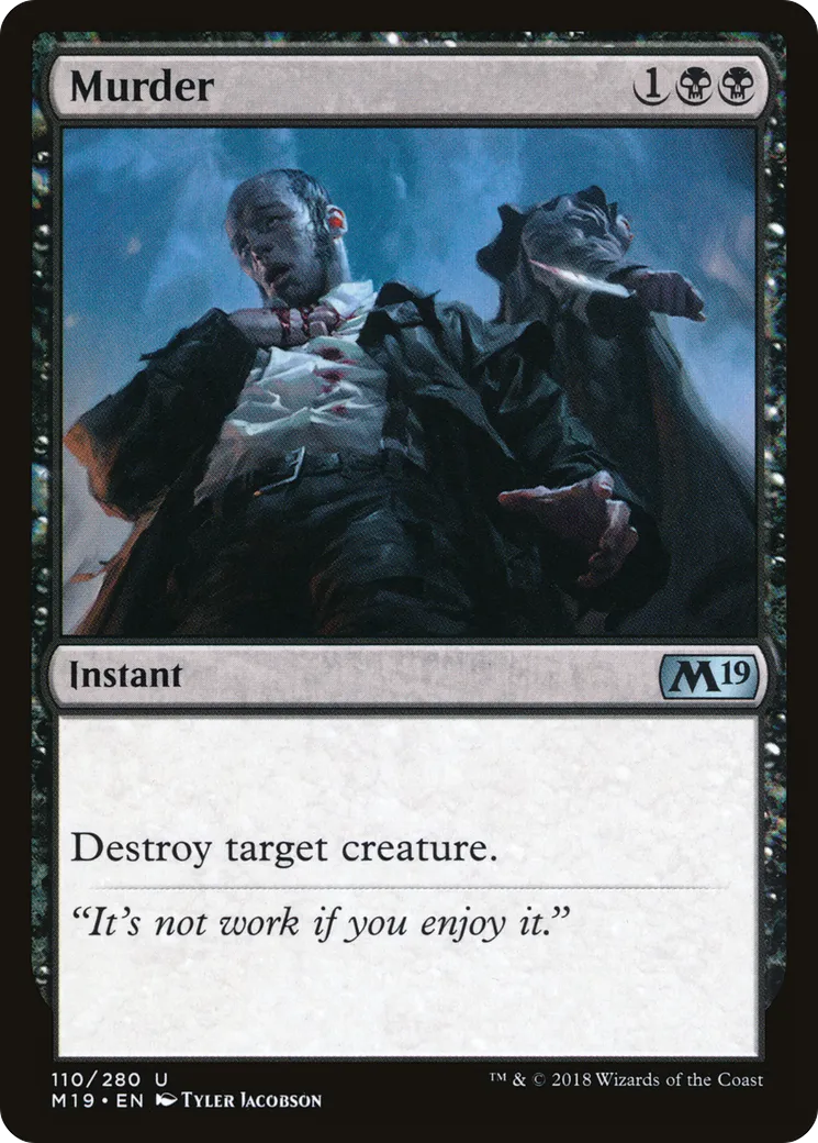 Homicide — Core Set 2019 — Magic: The Gathering