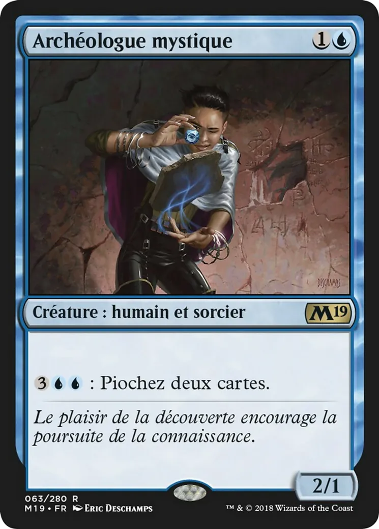 Archéologue mystique from Core Set 2019 - Magic: The Gathering