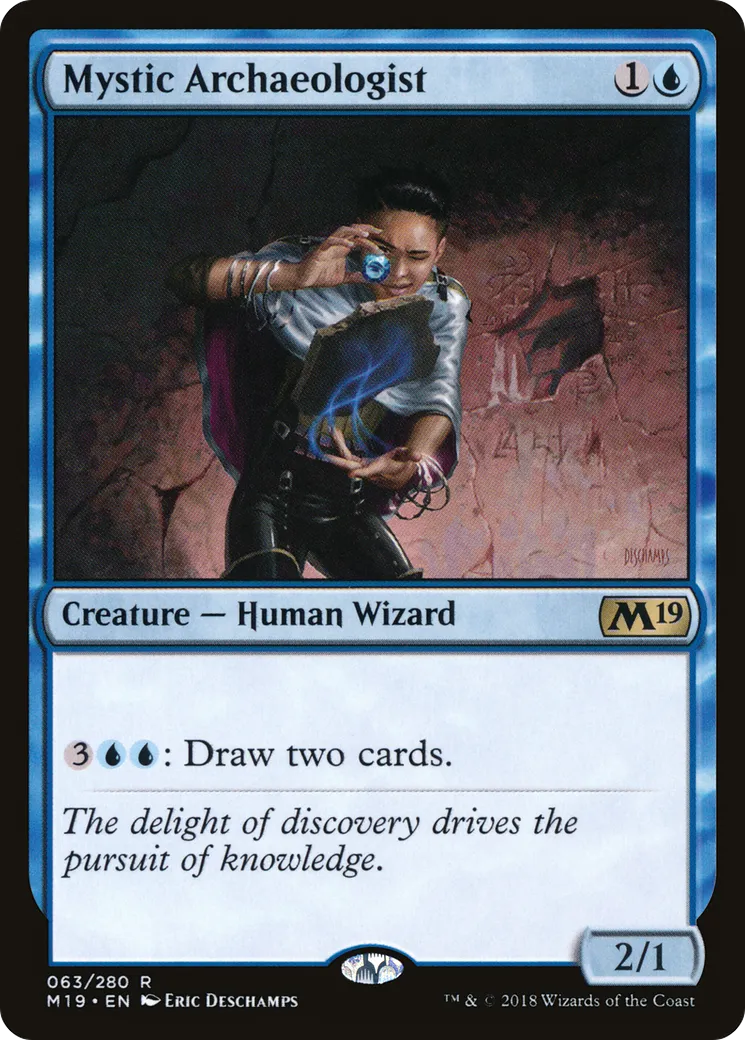Archéologue mystique — Core Set 2019 — Magic: The Gathering