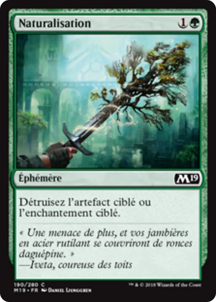 Naturalisation — Core Set 2019 — Magic: The Gathering
