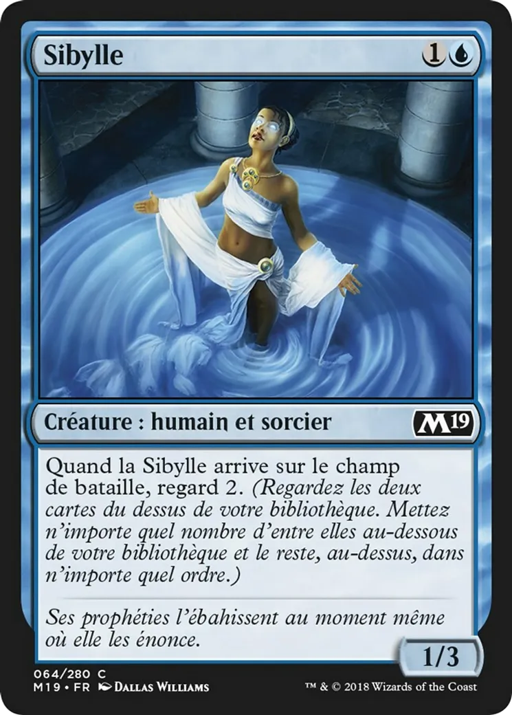 Sibylle — Core Set 2019 — Magic: The Gathering