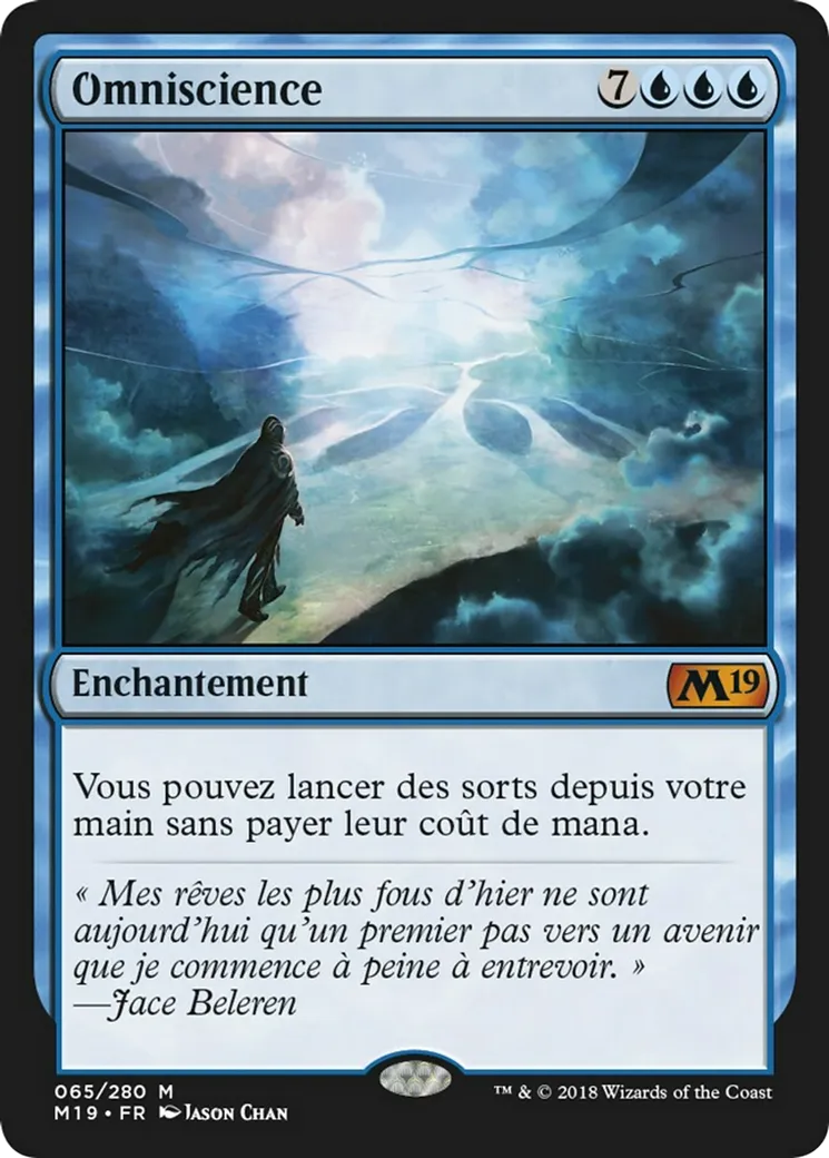Omniscience — Core Set 2019 — Magic: The Gathering