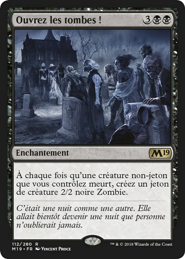 Ouvrez les tombes ! — Core Set 2019 — Magic: The Gathering