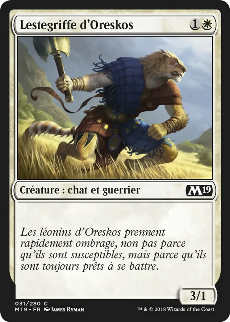 Lestegriffe d'Oreskos — Core Set 2019 — Magic: The Gathering