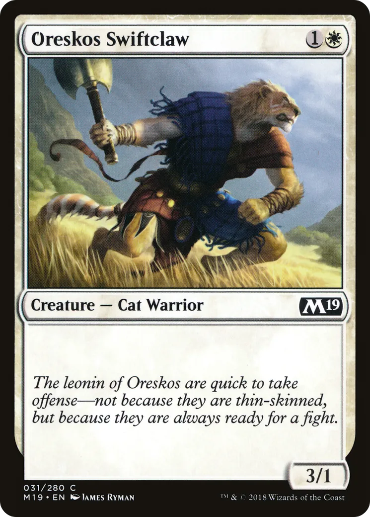Lestegriffe d'Oreskos — Core Set 2019 — Magic: The Gathering