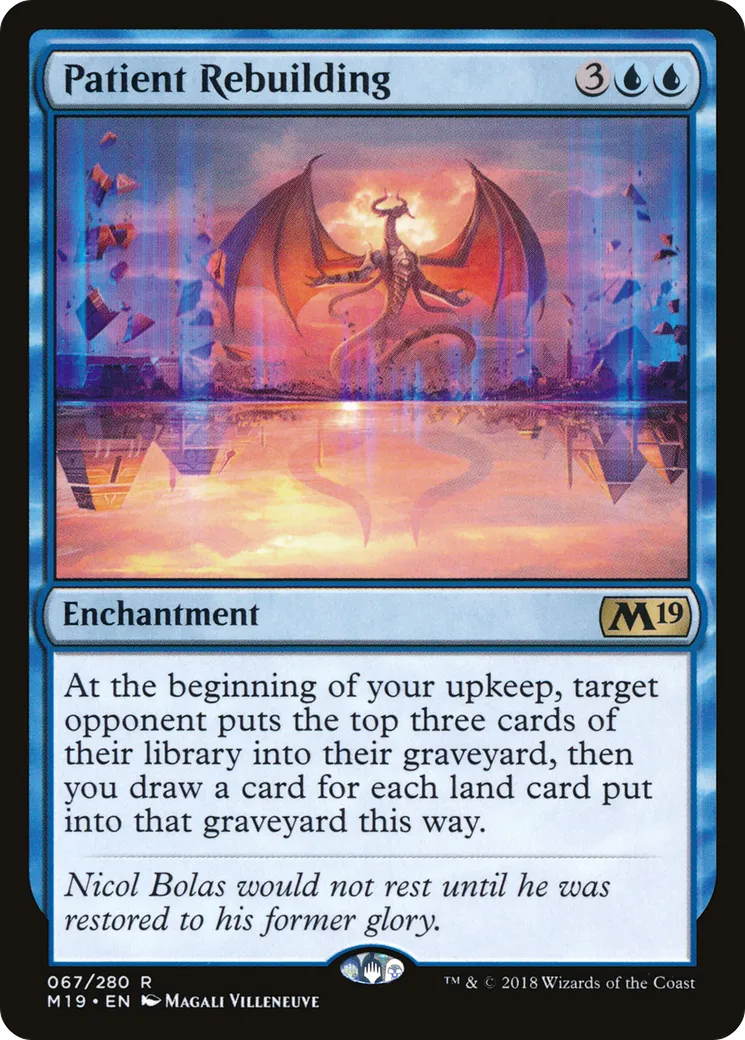 Patient Rebuilding — Core Set 2019 — Magic: The Gathering