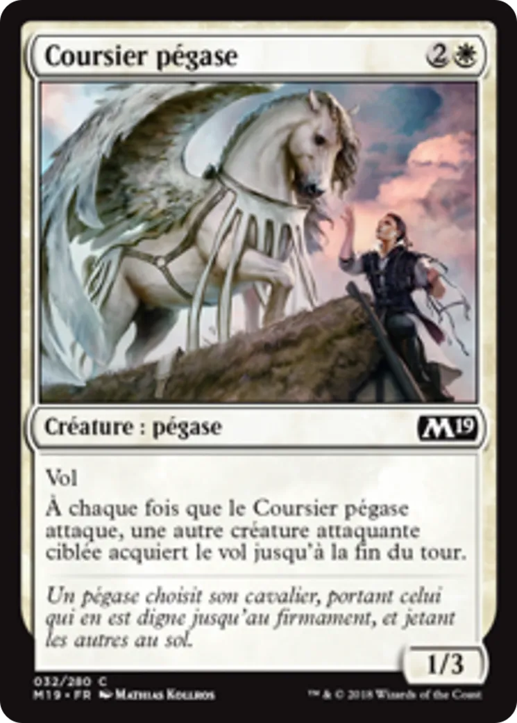 Coursier pégase — Core Set 2019 — Magic: The Gathering