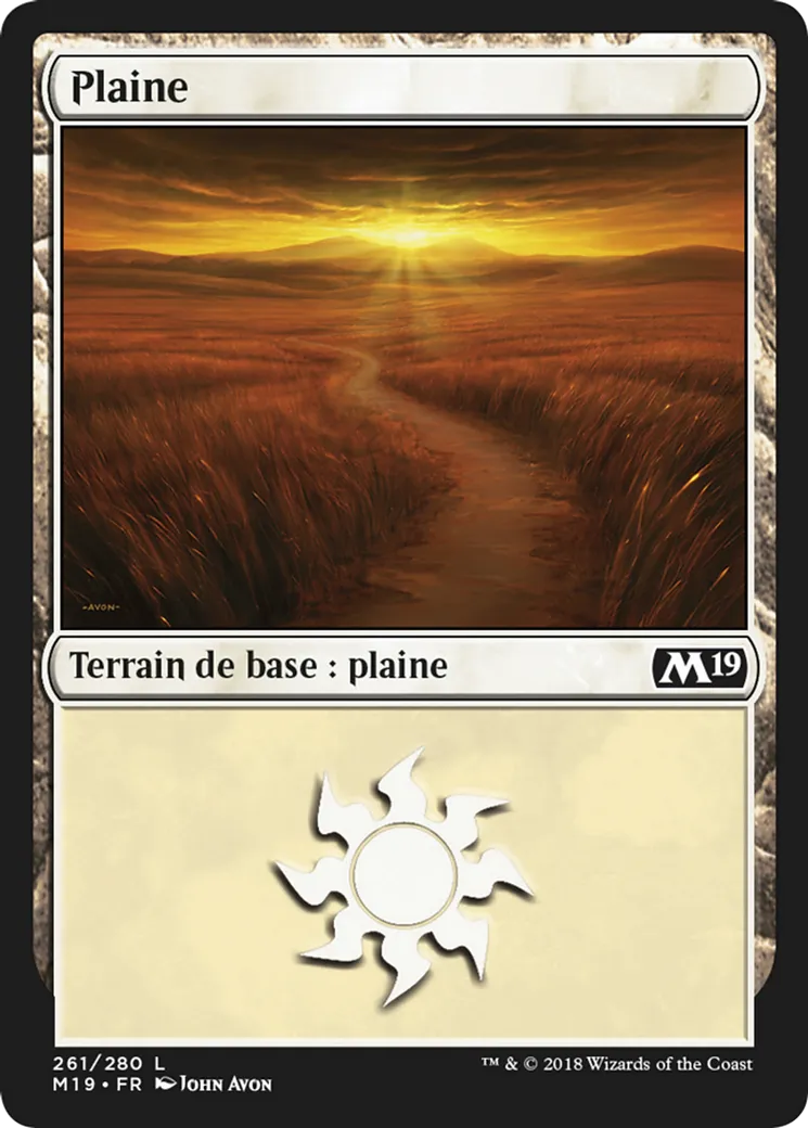 Plaine — Core Set 2019 — Magic: The Gathering
