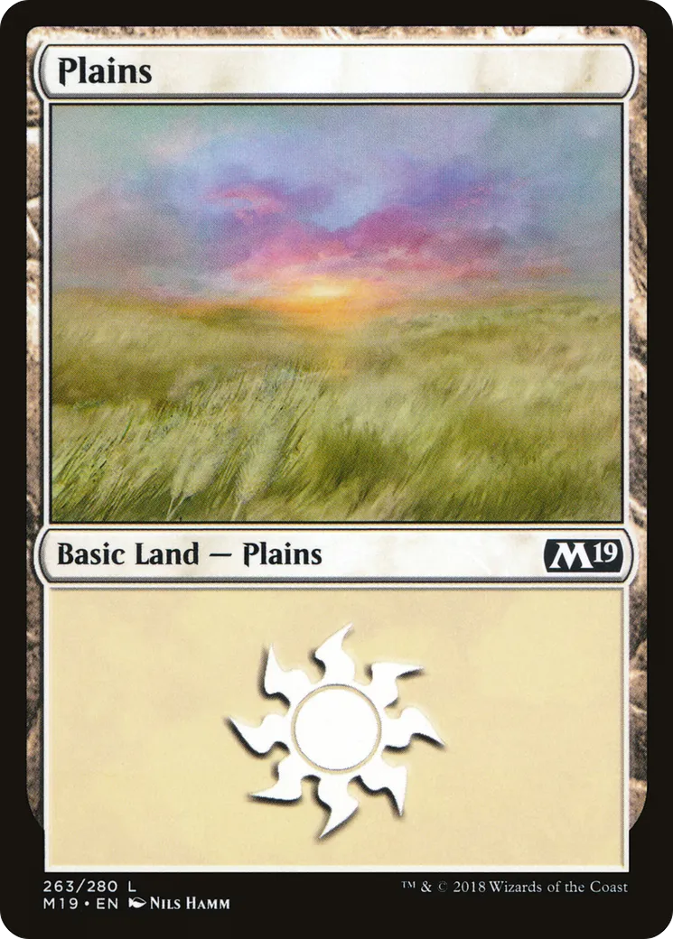 Plains — Core Set 2019 — Magic: The Gathering