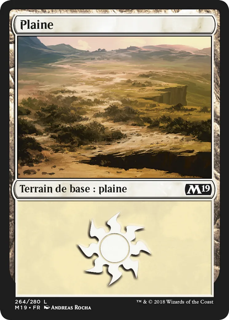 Plaine — Core Set 2019 — Magic: The Gathering