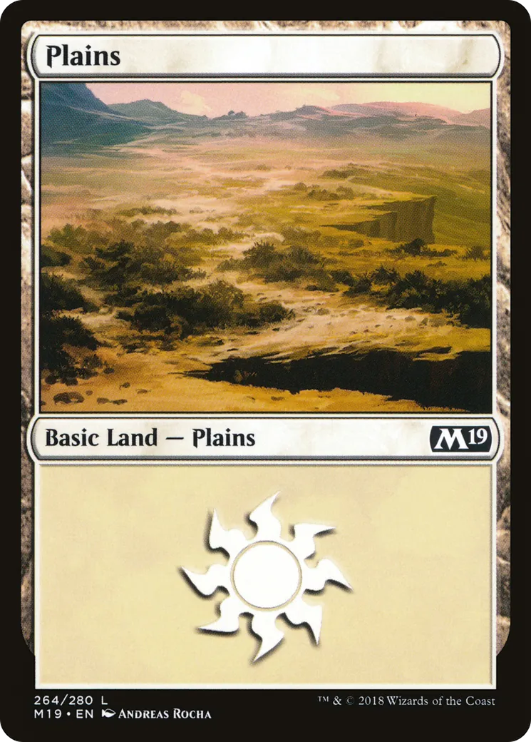 Plains — Core Set 2019 — Magic: The Gathering