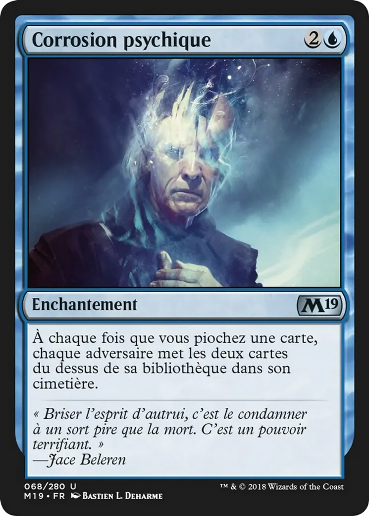 Corrosion psychique — Core Set 2019 — Magic: The Gathering