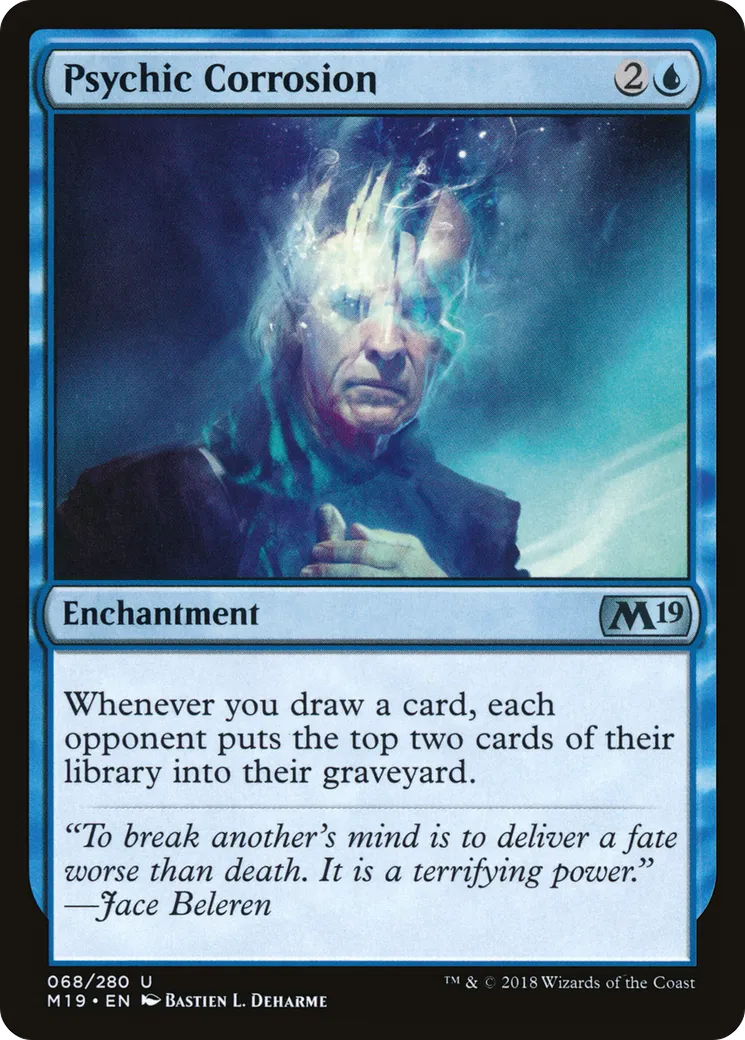 Psychic Corrosion — Core Set 2019 — Magic: The Gathering