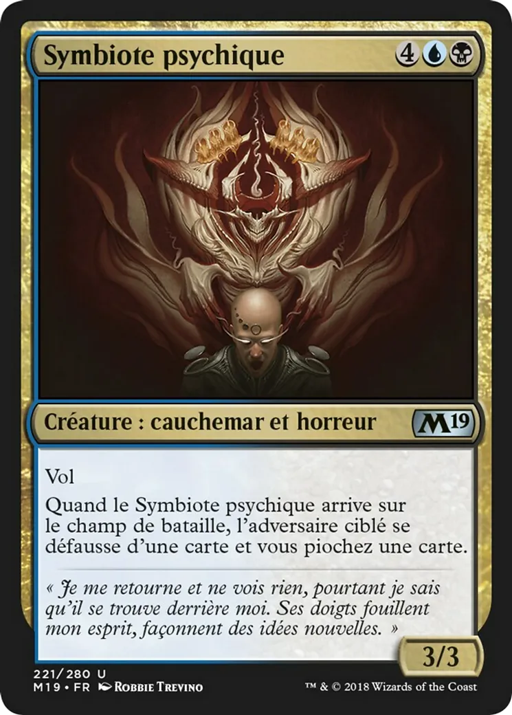 Symbiote psychique from Core Set 2019 - Magic: The Gathering